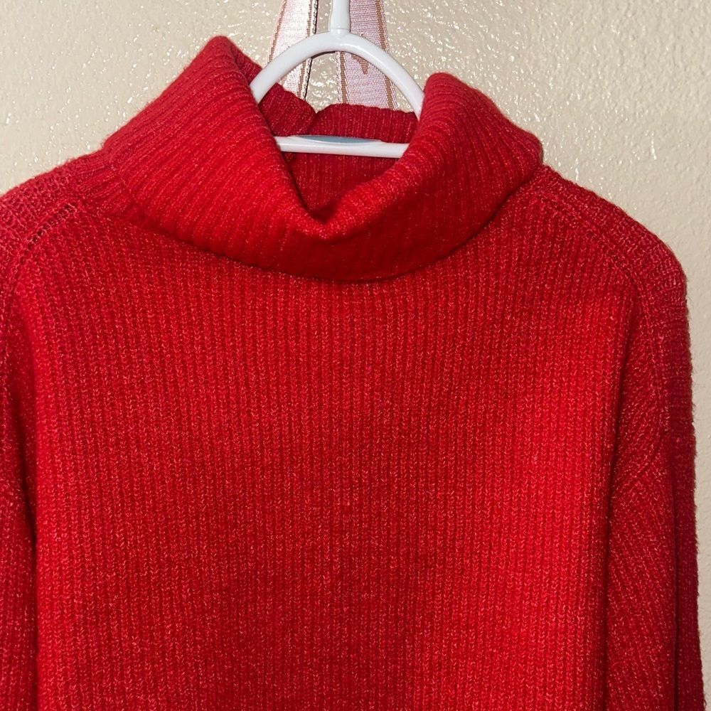 Gianni Bini Scarlet Cowl Neck Sweater